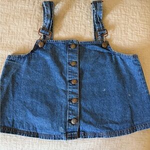 Denim Button-Down Women's Top